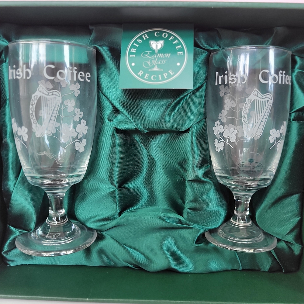 Irish Coffee Glasses Set - Clear